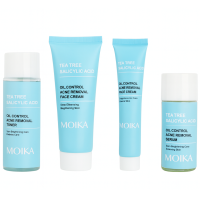 Набор косметики с ВНА-кислотами и чайным деревом Molka Набор косметики с ВНА-кислотами и чайным деревом Molka